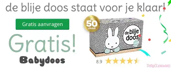 Klik HIER en vraag gratis de blije baby doos aan Gratis blije doos aanvragen